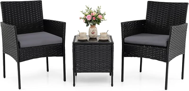 Outsunny Rattan Corner Sofa Set product image
